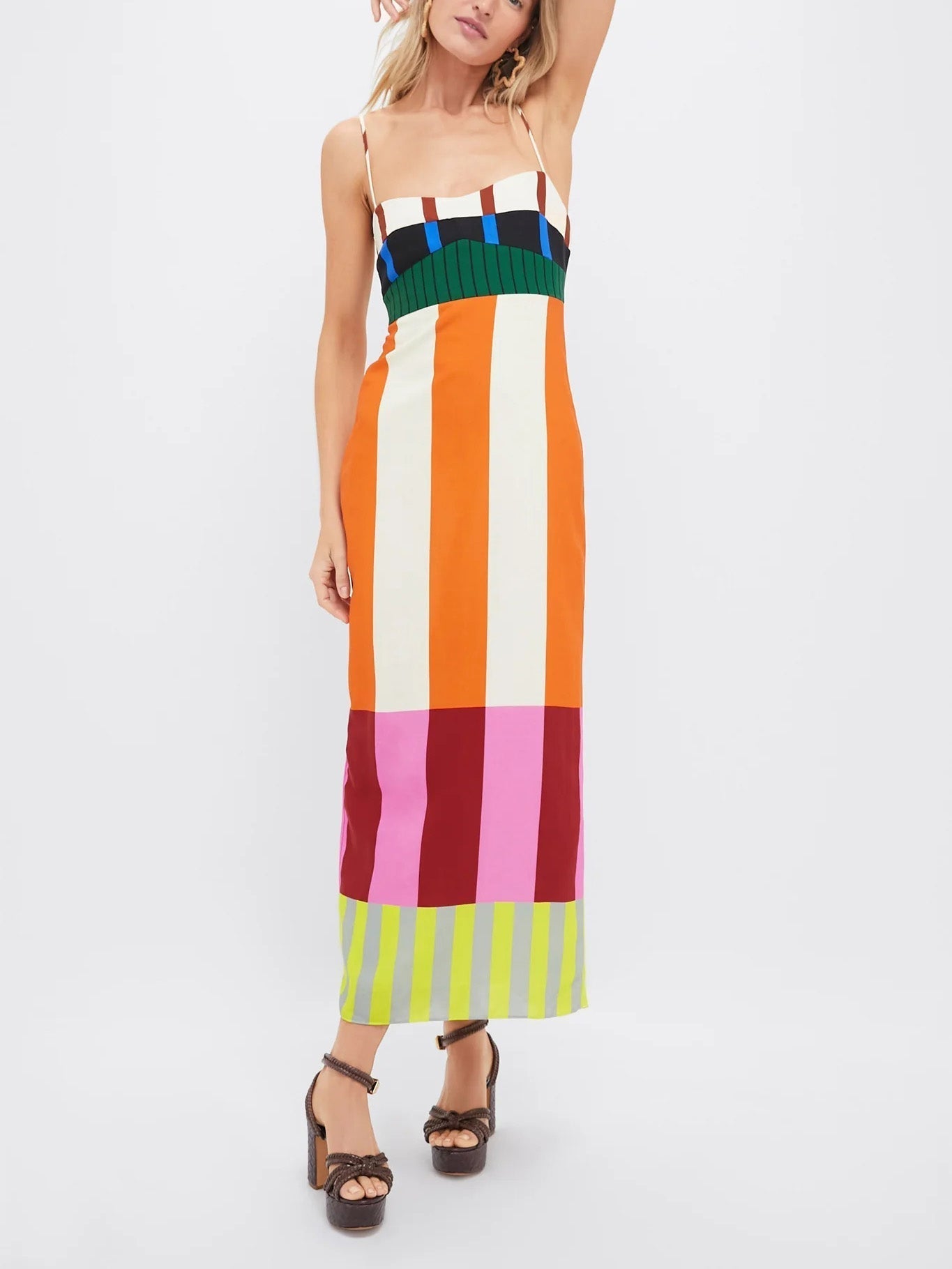 Bengal Multi Paloma Summer Maxi Dress