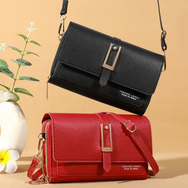 Maria | Elegant crossbody shoulder bag for women - Stylish mobile phone and card holder