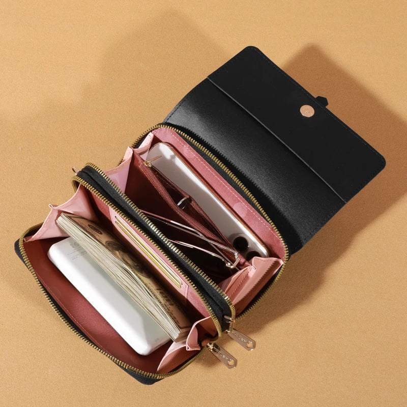 Maria | Elegant crossbody shoulder bag for women - Stylish mobile phone and card holder