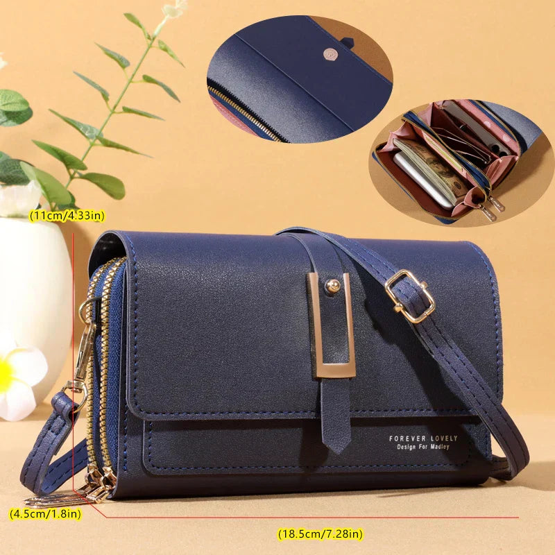 Maria | Elegant crossbody shoulder bag for women - Stylish mobile phone and card holder