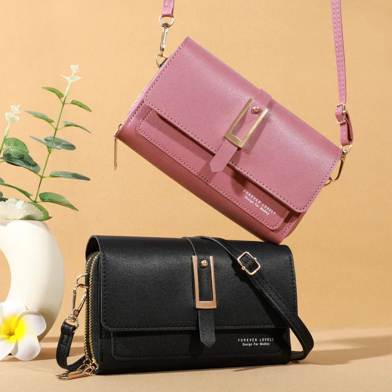 Maria | Elegant crossbody shoulder bag for women - Stylish mobile phone and card holder