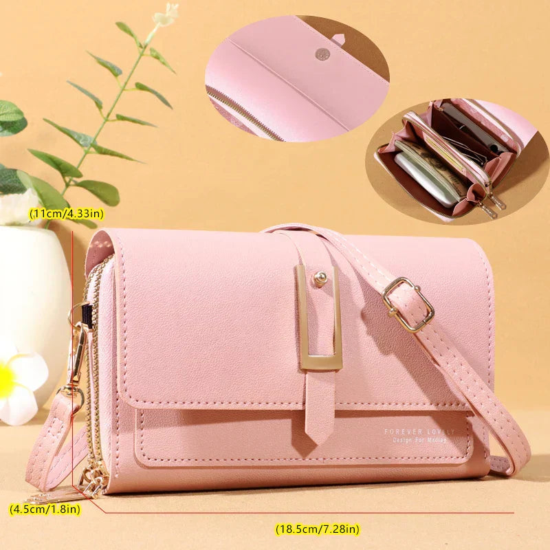 Maria | Elegant crossbody shoulder bag for women - Stylish mobile phone and card holder